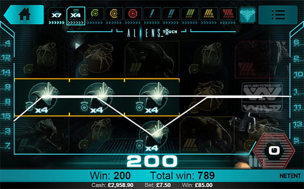 Aliens Slot by NetEnt Touch on Android