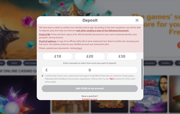 NetBet - Choose Payment Method