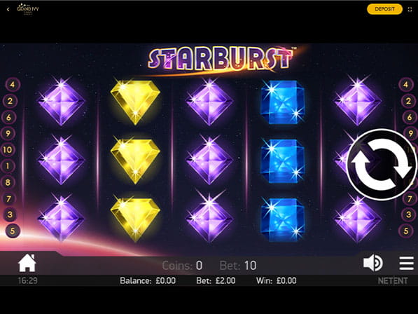 Starburst Slot on the Go