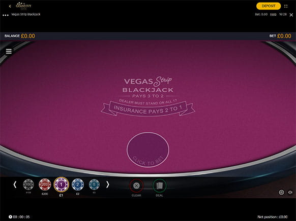 Vegas Strip Blackjack from Switch Studios